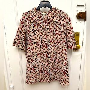 Vintage Modern Essentials Button Up Shirt Plus Size 20W